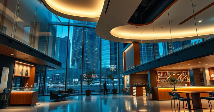 Projeto salão comercial traz soluções inovadoras para otimizar espaços e atrair clientes Projeto salão comercial traz soluções inovadoras para otimizar espaços e atrair clientes
