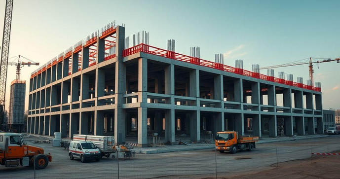 Estrutura de Concreto Pré Moldado Preço e Vantagens para Construção Estrutura de Concreto Pré Moldado Preço e Vantagens para Construção